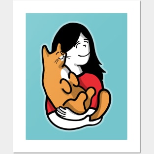 Cat Mom Posters and Art